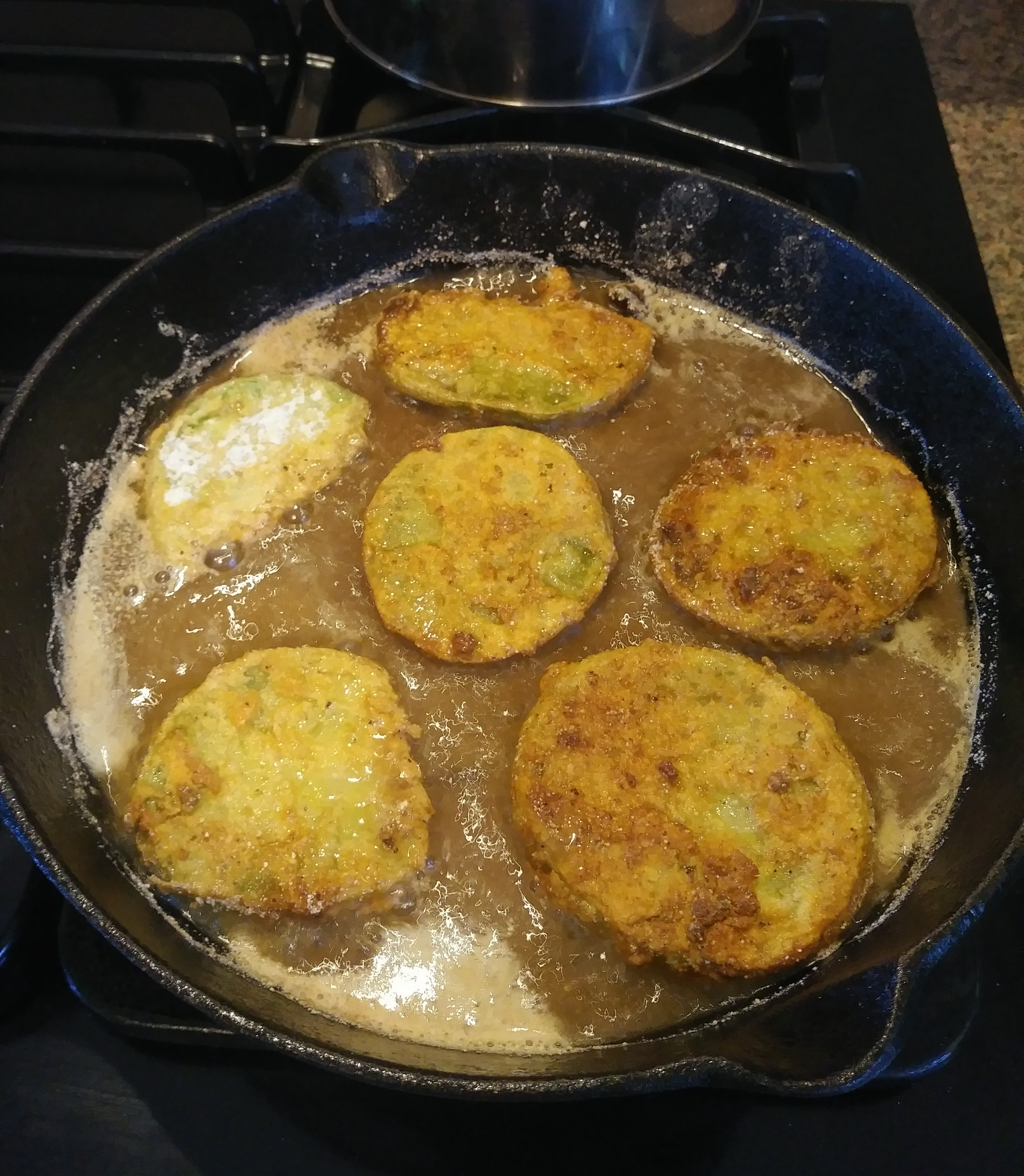 Fried Geen Tomatoes 7/25/18